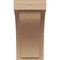 Ekena Millwork 6"W x 6"D x 12"H Wide Helena Rough Cedar Woodgrain TimberThane Corbel, Primed Tan CORUR06X06X12HELRCPR - alternate 4